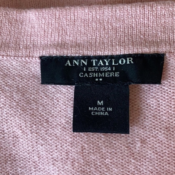Ann Taylor 100% cashmere neck sweater M .AS IS - Picture 8 of 14